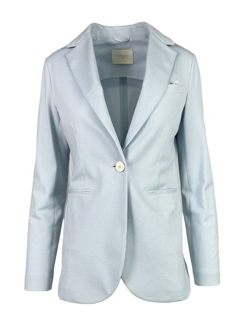 giacca donna monopetto piquet azzurro Circolo 1901 | FD38541212